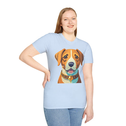 Dog Shirt Unisex Animal Tee Gildan Softstyle 64000 Cotton Tee