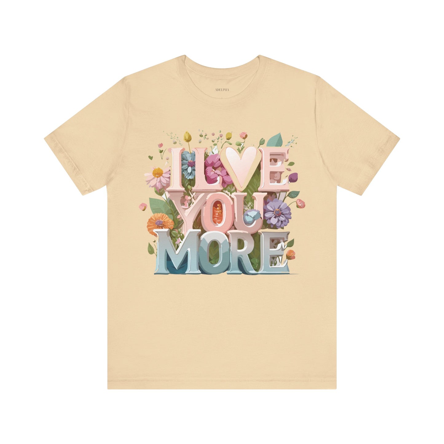 T-shirt en coton naturel - Collection Love story