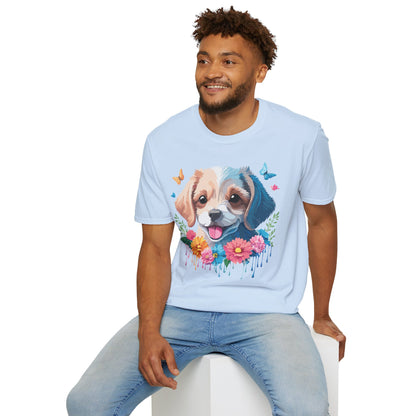 Dog Shirt Unisex Softstyle Tee Gildan 64000 100 Percent Ring Spun Cotton