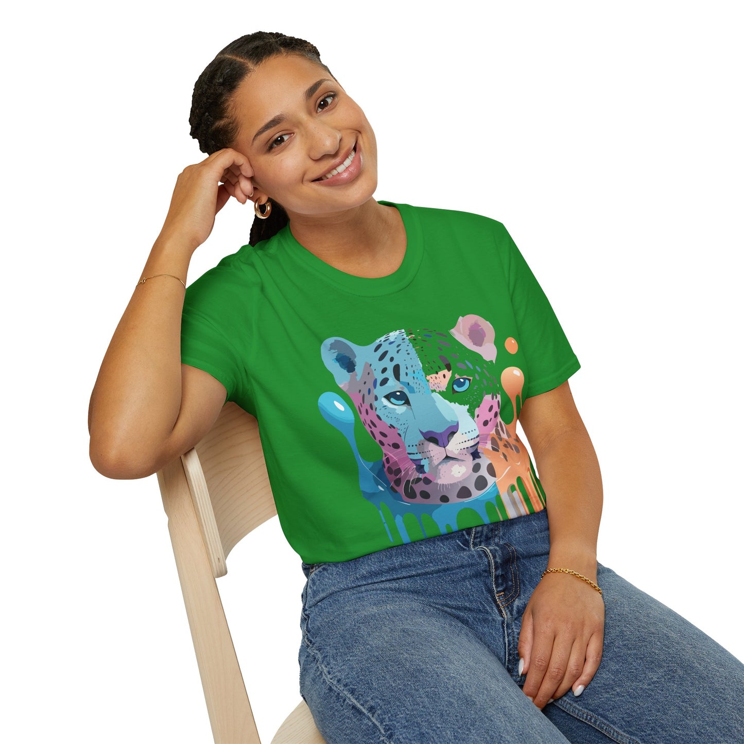Cheetah Shirt, Shirt with Cheetah, Cheetah Tee, Shirt with Animals