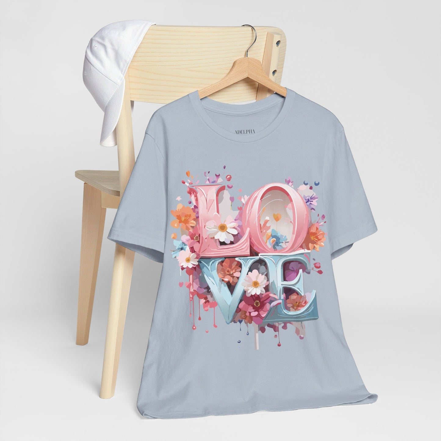 T-Shirt aus natürlicher Baumwolle – Love Story-Kollektion