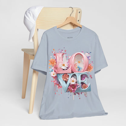 Natural Cotton Tee Shirt - Love story Collection Printify