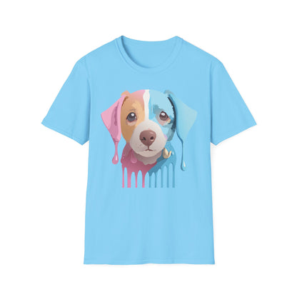 Unisex Dog Shirt Animal Tee Gildan Softstyle 64000 Cotton Tee