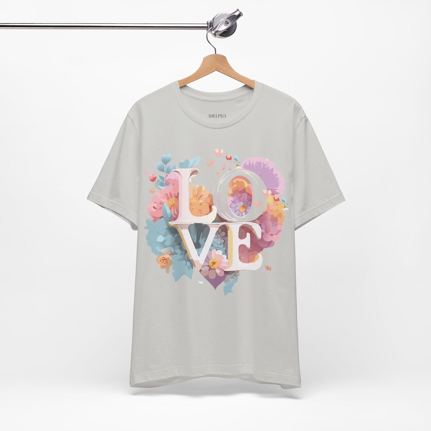 T-Shirt aus natürlicher Baumwolle – Love Story-Kollektion