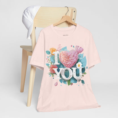 Natural Cotton Tee Shirt - Love story Collection Printify