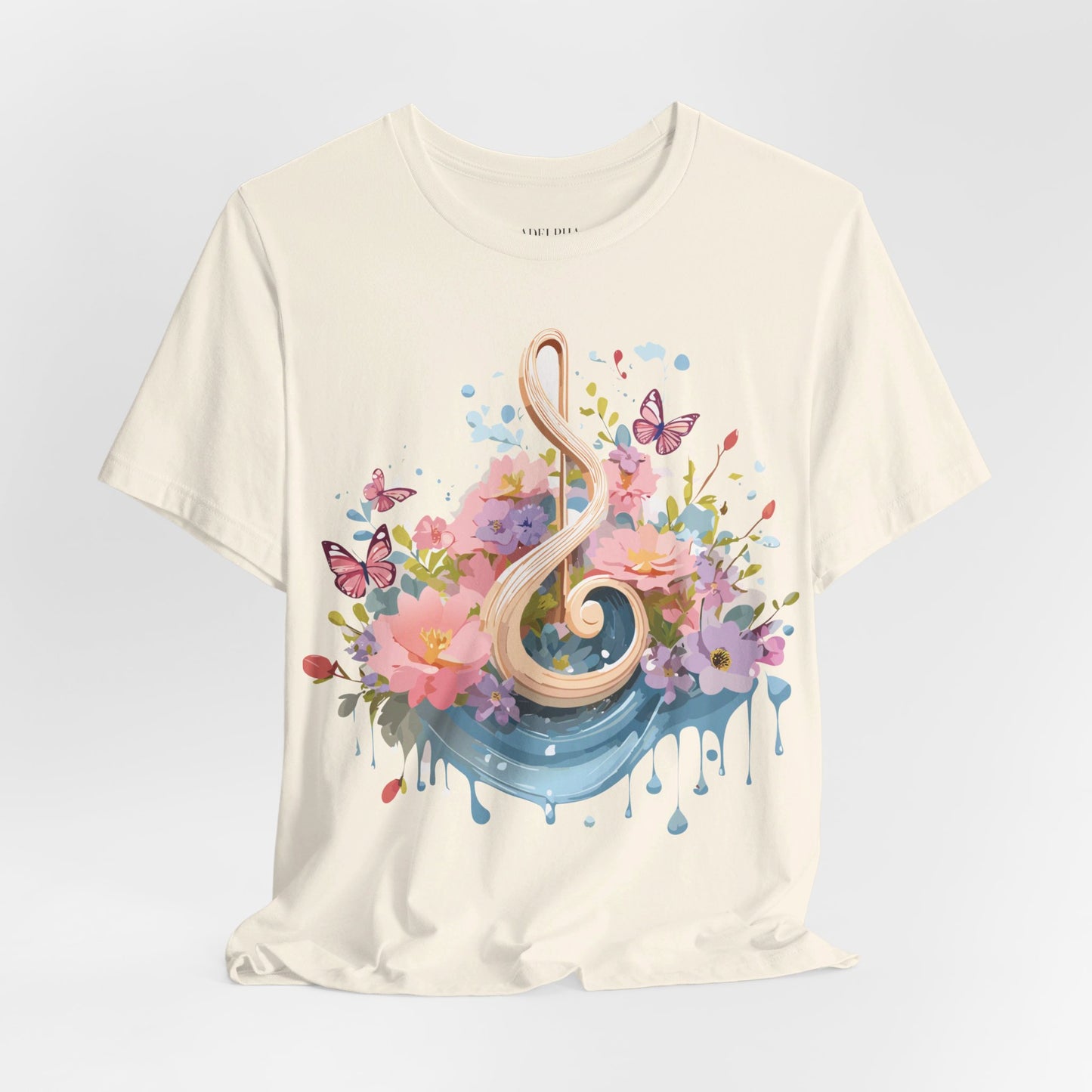 T-shirt en coton naturel - Collection Musique