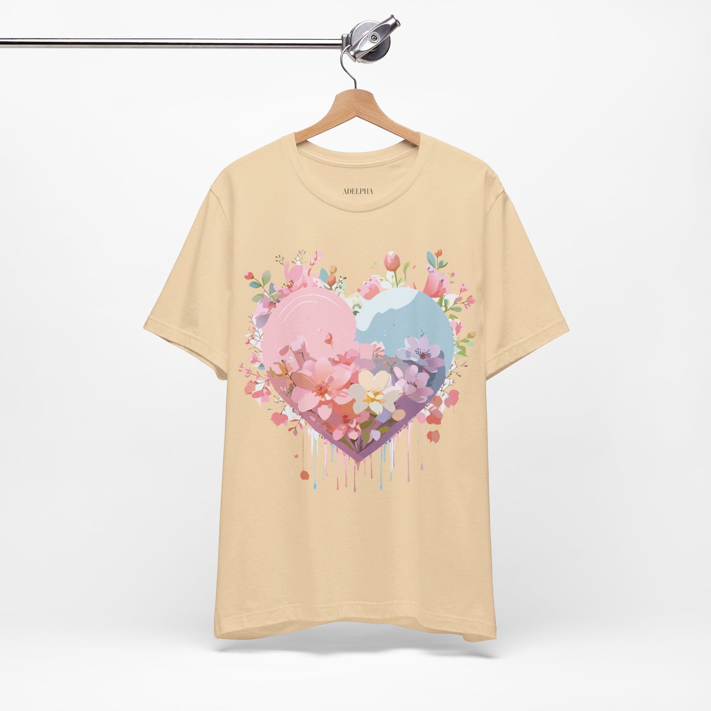 Natural Cotton Tee Shirt - Love story Collection