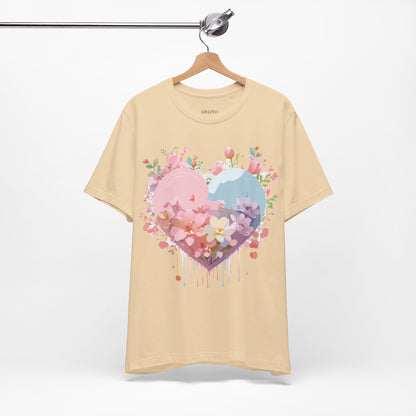 Natural Cotton Tee Shirt - Love story Collection Printify