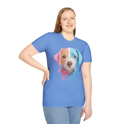 Unisex Dog Shirt Animal Tee Gildan Softstyle 64000 Cotton Tee