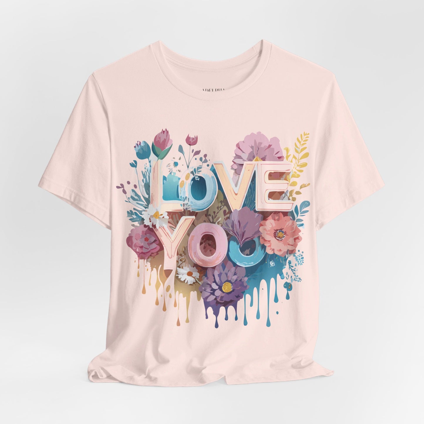 Natural Cotton Tee Shirt - Love story Collection