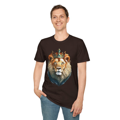 Lion Shirt Unisex Softstyle Tee Gildan 64000 100 Percent Ring Spun Cotton