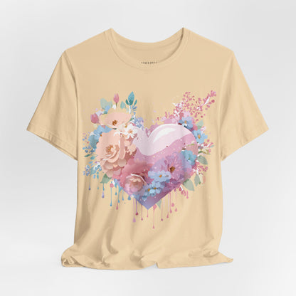 Natural Cotton Tee Shirt - Love story Collection Printify