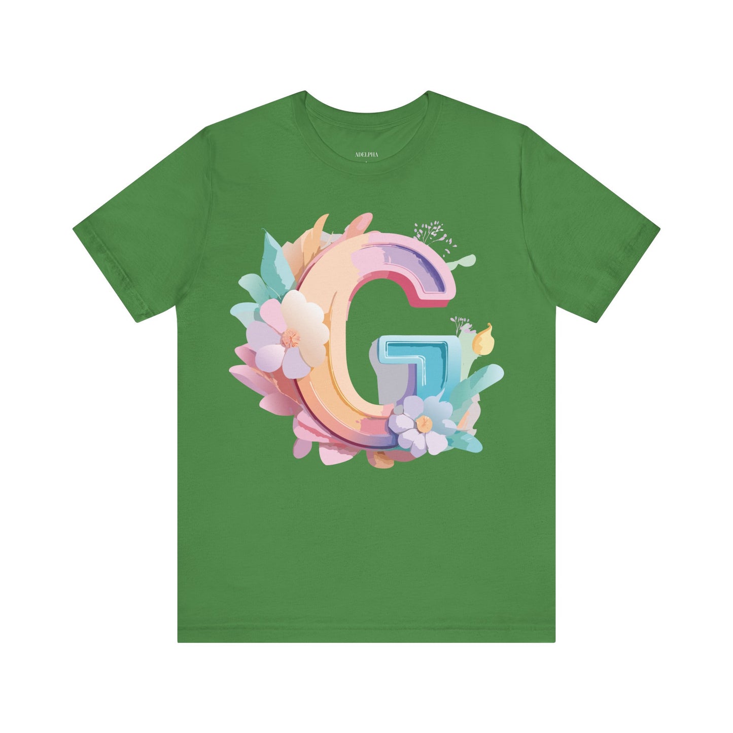 Natural Cotton Tee Shirt - Letters Collection - G