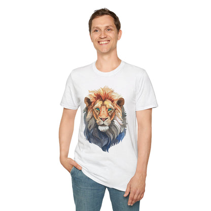 Lion Shirt Unisex Animal Tee Gildan Softstyle 64000 Cotton Tee