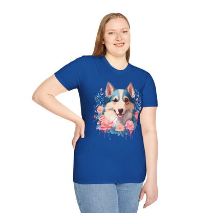 Dog Shirt Unisex Animal Tee Softstyle Cotton Lightweight Breathable