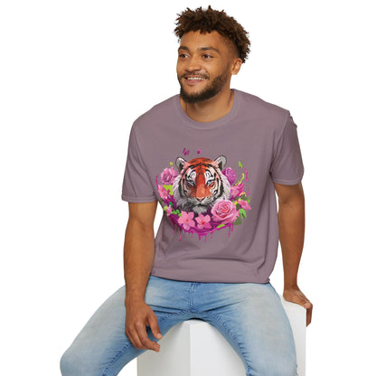 Tiger Shirt Unisex Tee Gildan Softstyle 64000 Ring Spun Cotton