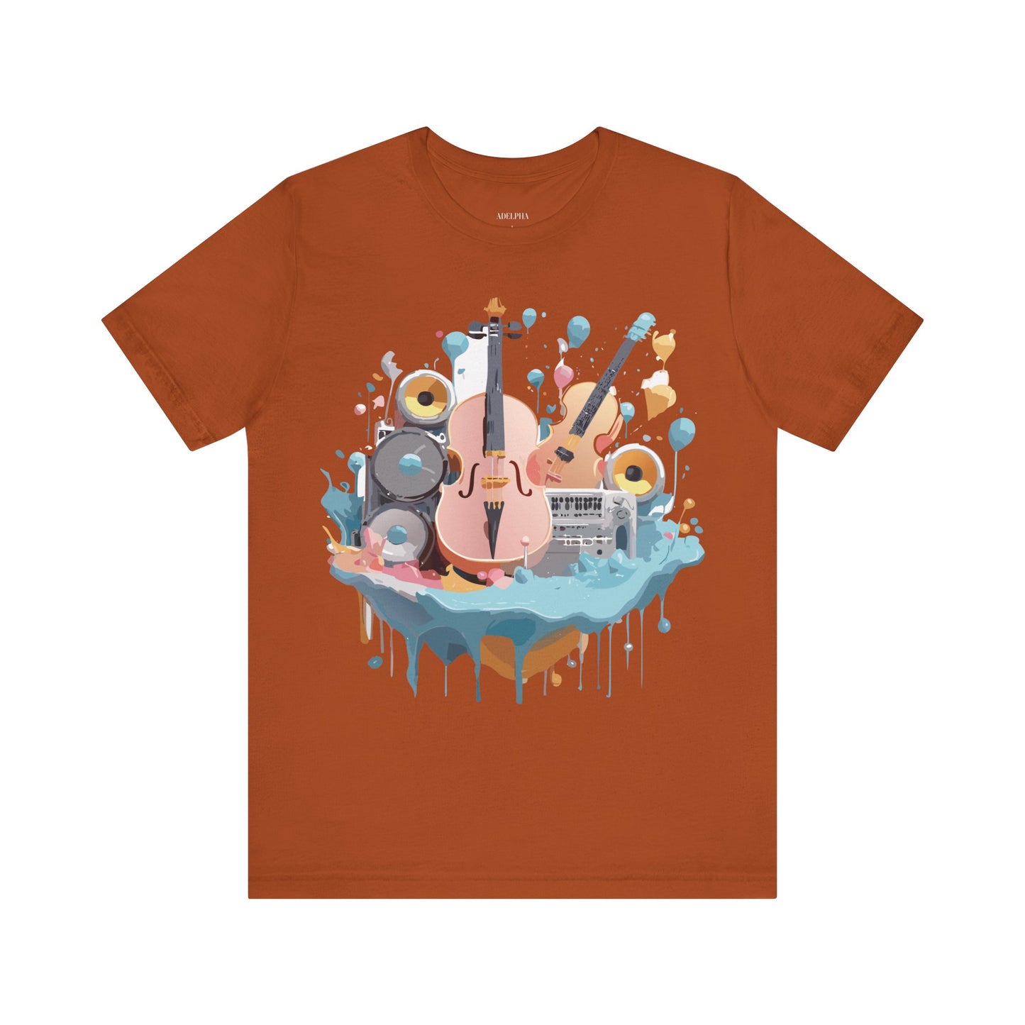 Natural Cotton Tee Shirt - Music Collection