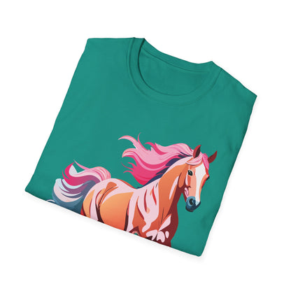 Horse Shirt Gildan Softstyle Tee Unisex 100 Percent Ring Spun Cotton