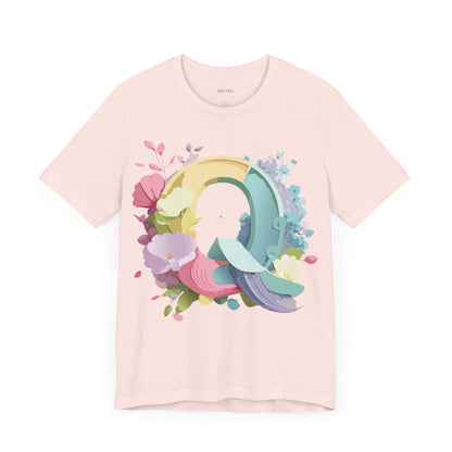 Letter Shirt, Letter Q Shirt - ADELPHA