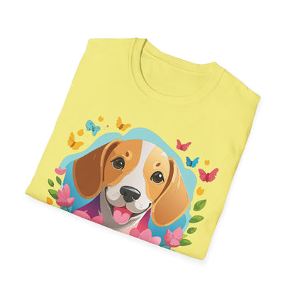 Dog Shirt Unisex Animal Tee Softstyle Cotton Comfort Everyday Wear