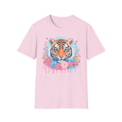 Tiger Shirt Unisex Softstyle T Shirt Gildan 64000 Animal Tee