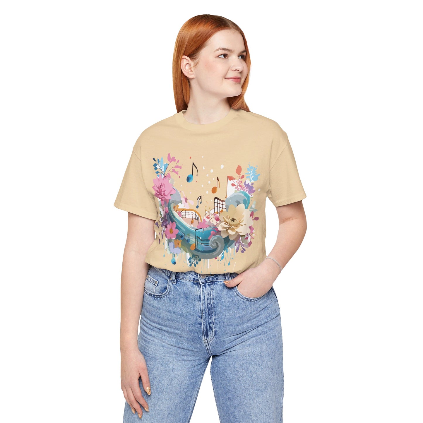 T-shirt en coton naturel - Collection Musique