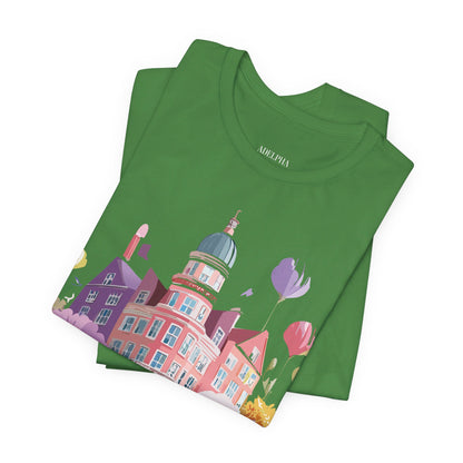 Natural Cotton Tee Shirt - Beautiful Places Collection - Amsterdam Printify