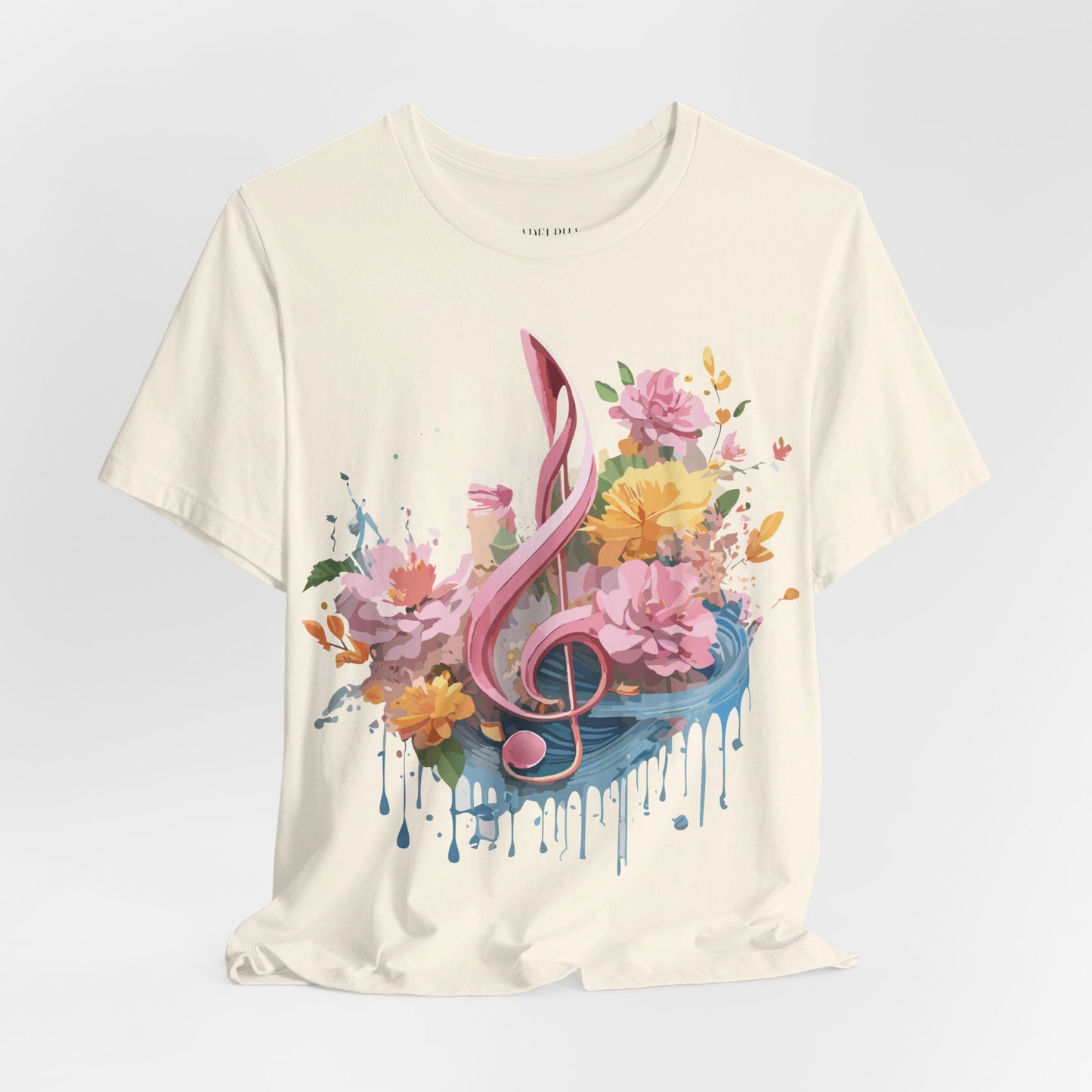 Natural Cotton Tee Shirt - Music collection