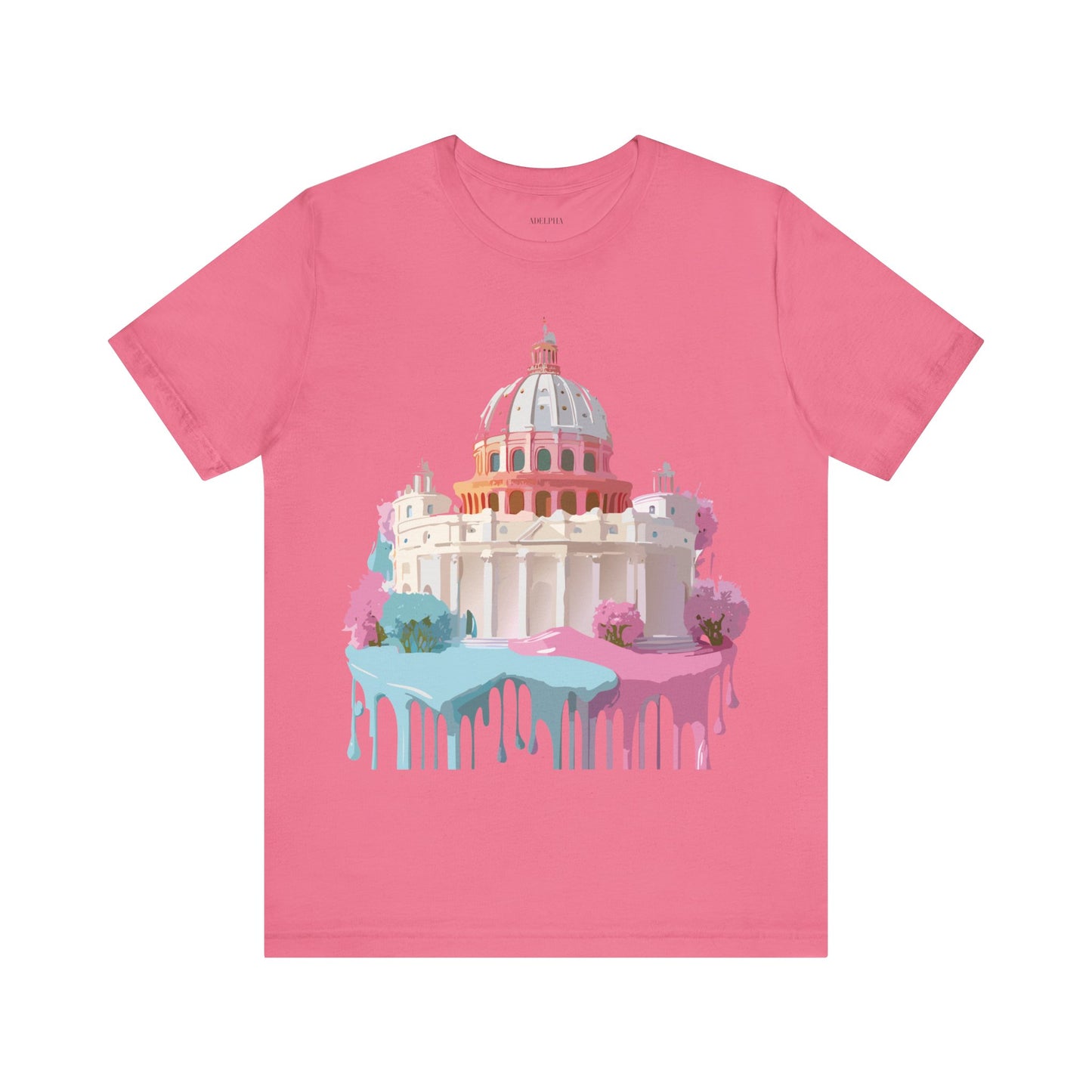 Natural Cotton Tee Shirt - Beautiful Places Collection - Rome