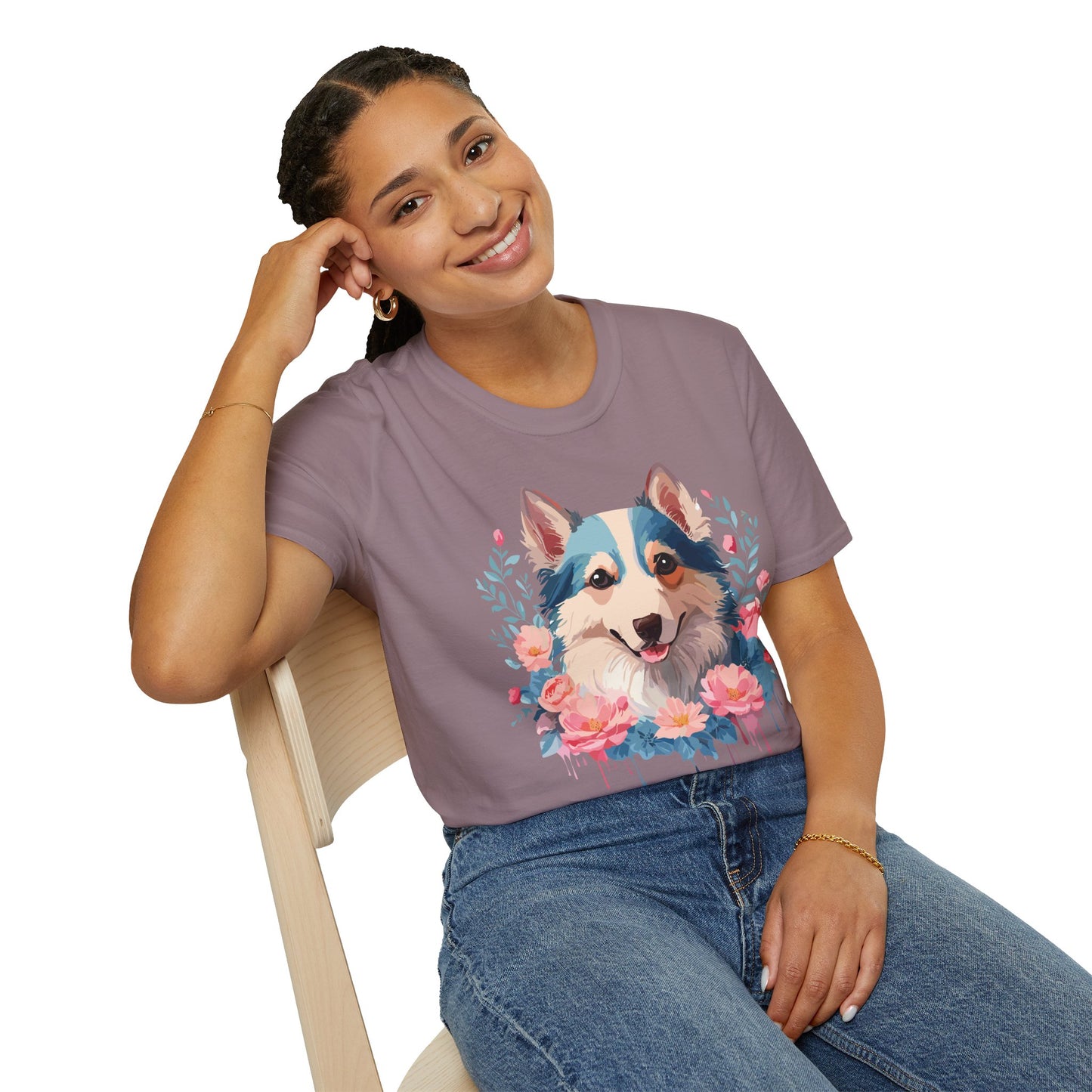 Dog Shirt, Shirt with Dog, Animal Tee, Shirt with Animals