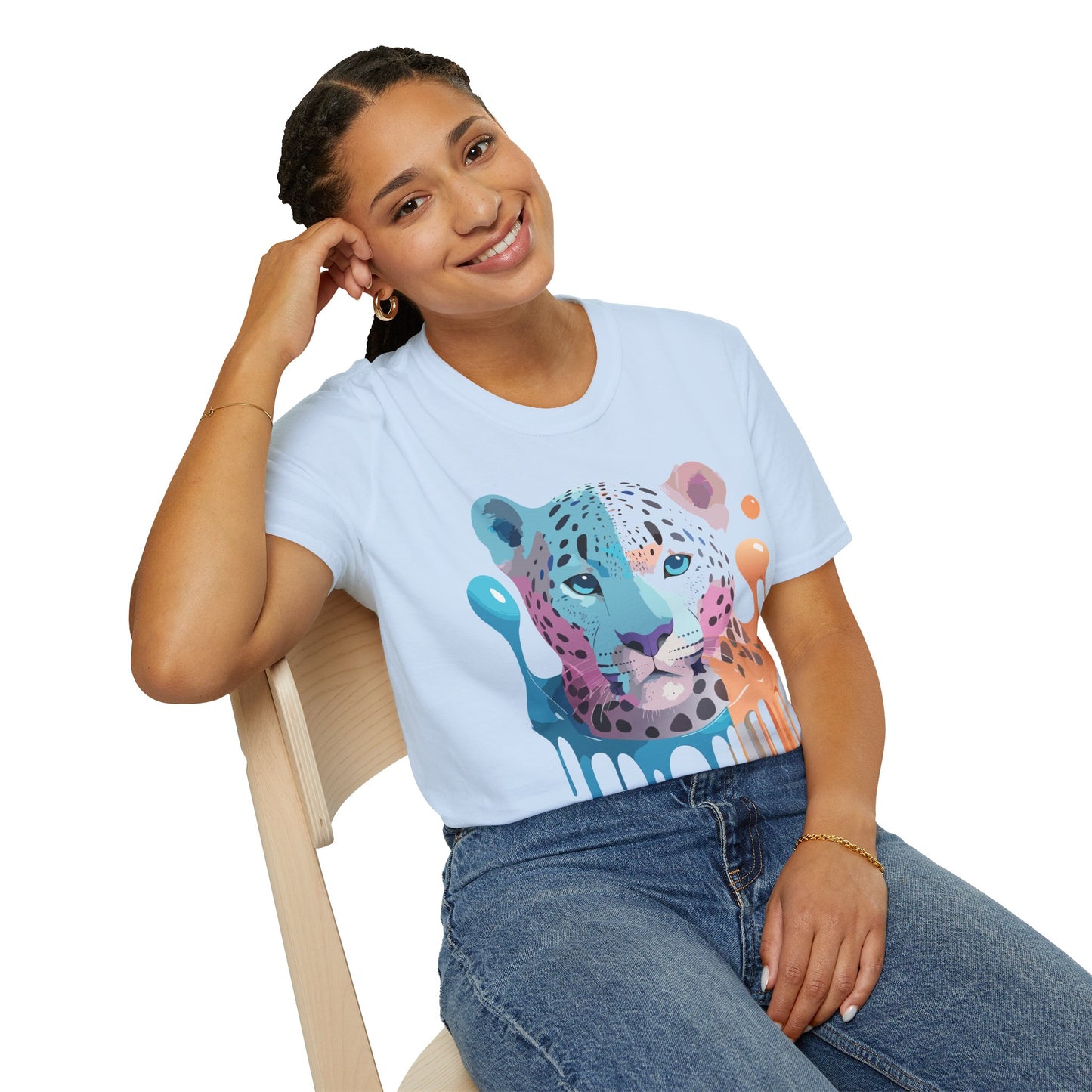 Cheetah Shirt, Shirt with Cheetah, Cheetah Tee, Shirt with Animals