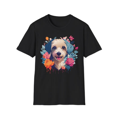 Dog Shirt Unisex Animal Tee Made From 100 Percent Ring Spun Cotton