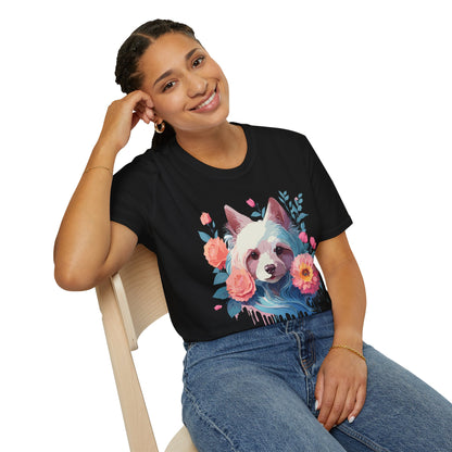 Dog Shirt Unisex Softstyle Cotton Tee Gildan 64000 With Animal Designs