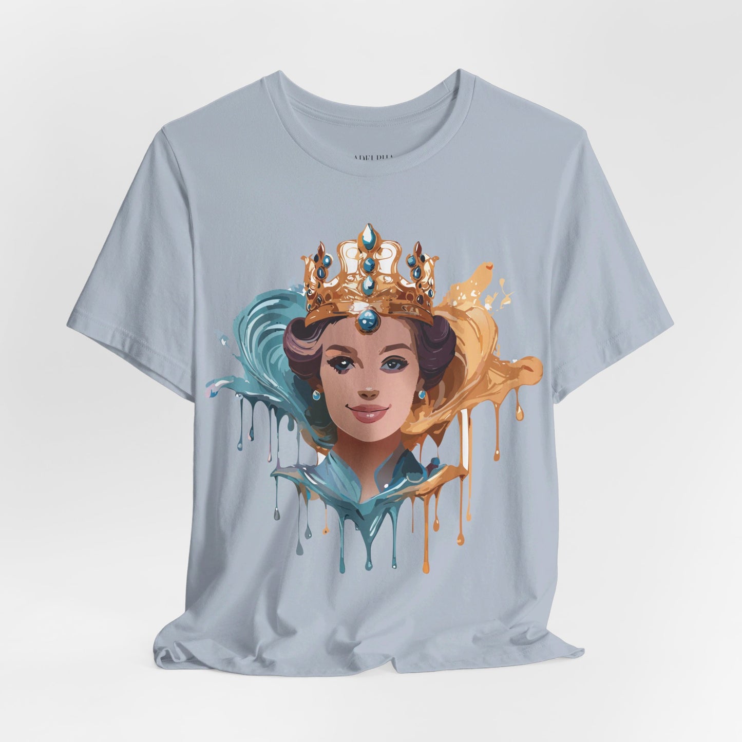 T-Shirt aus natürlicher Baumwolle – Queen Collection