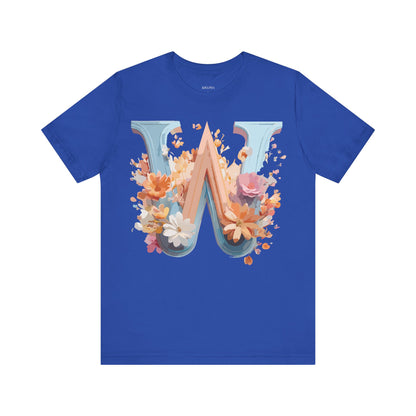 Natural Cotton Tee Shirt - Letters Collection - W Printify