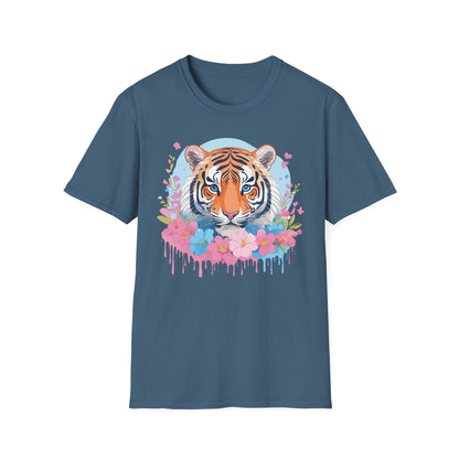 Tiger Shirt Unisex Softstyle T Shirt Gildan 64000 Animal Tee