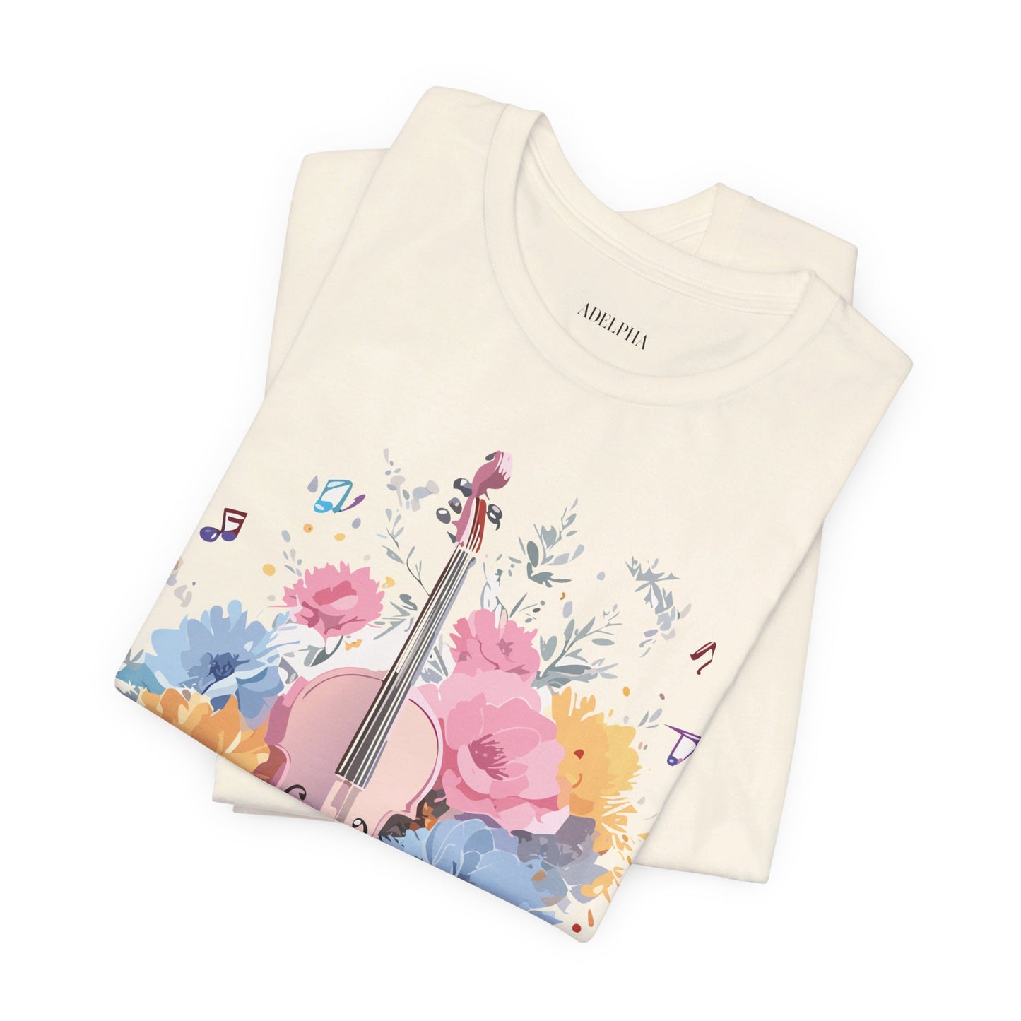 Natural Cotton Tee Shirt - Music collection