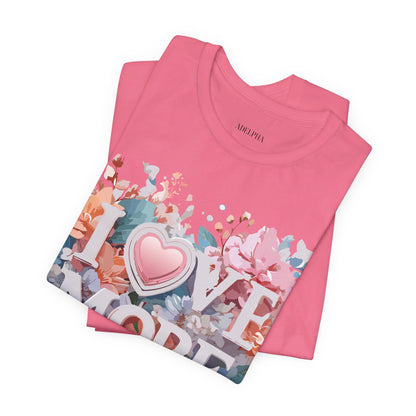 Natural Cotton Tee Shirt - Love story Collection Printify