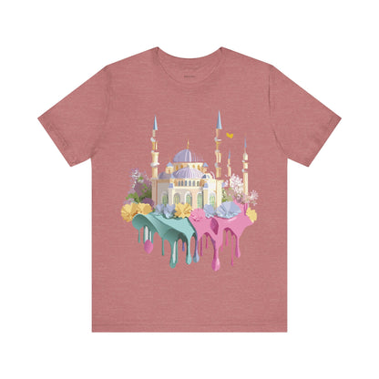 Natural Cotton Tee Shirt - Istanbul, Turkey Printify