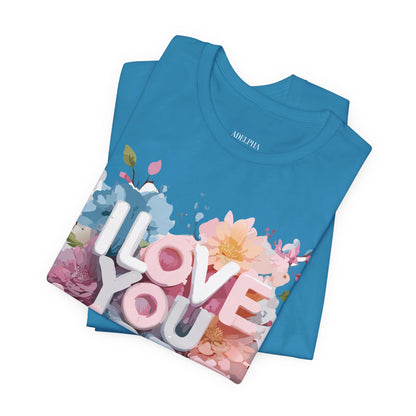 Natural Cotton Tee Shirt - Love Story Collection Printify