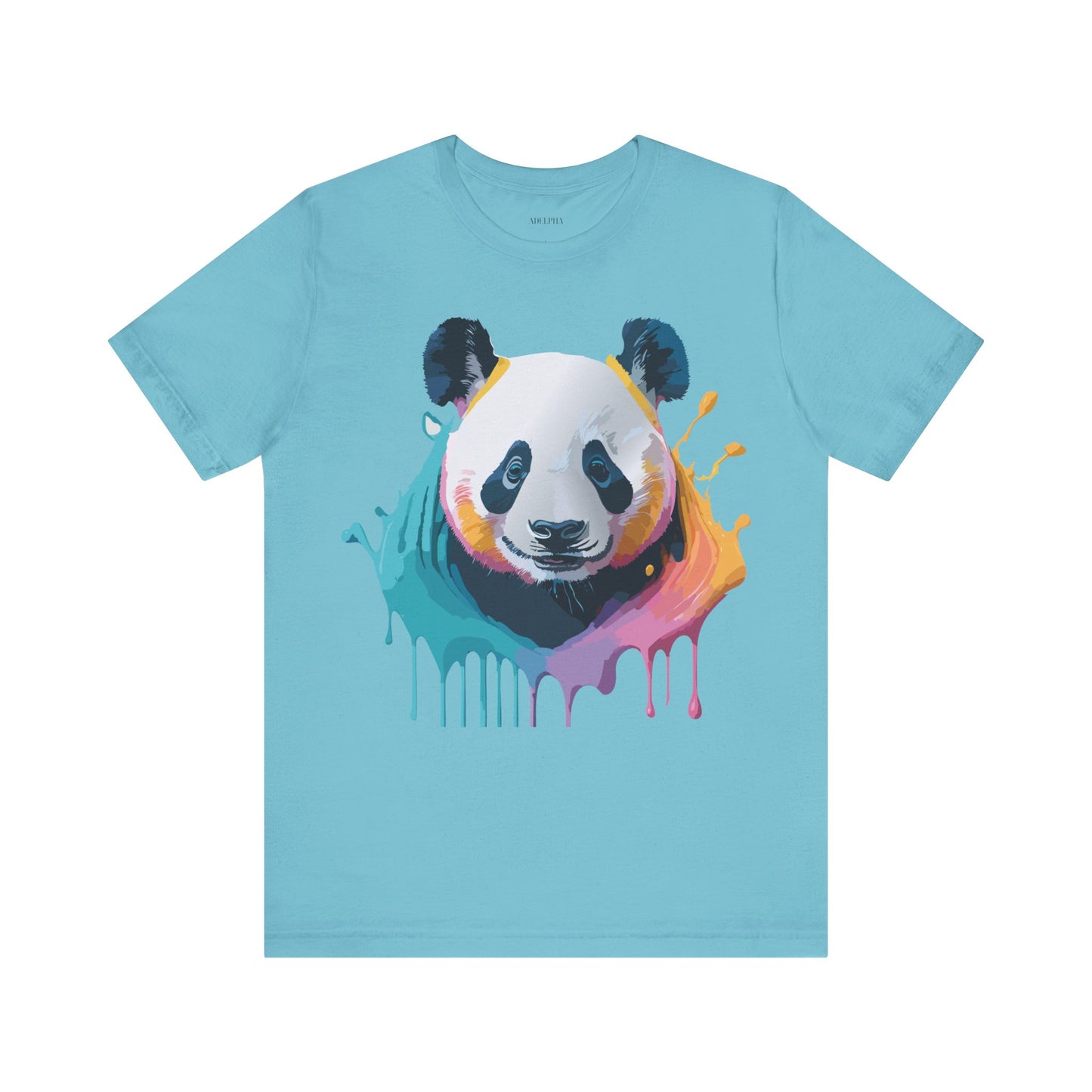 T-Shirt aus natürlicher Baumwolle mit Panda