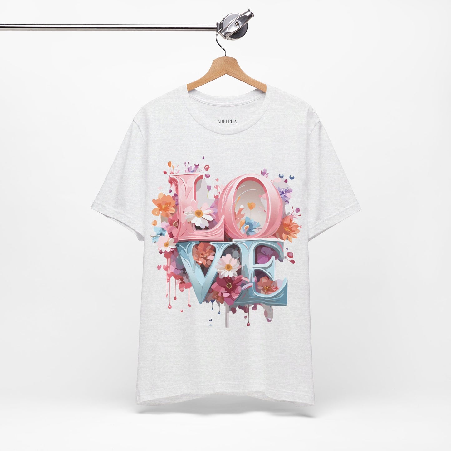 T-Shirt aus natürlicher Baumwolle – Love Story-Kollektion