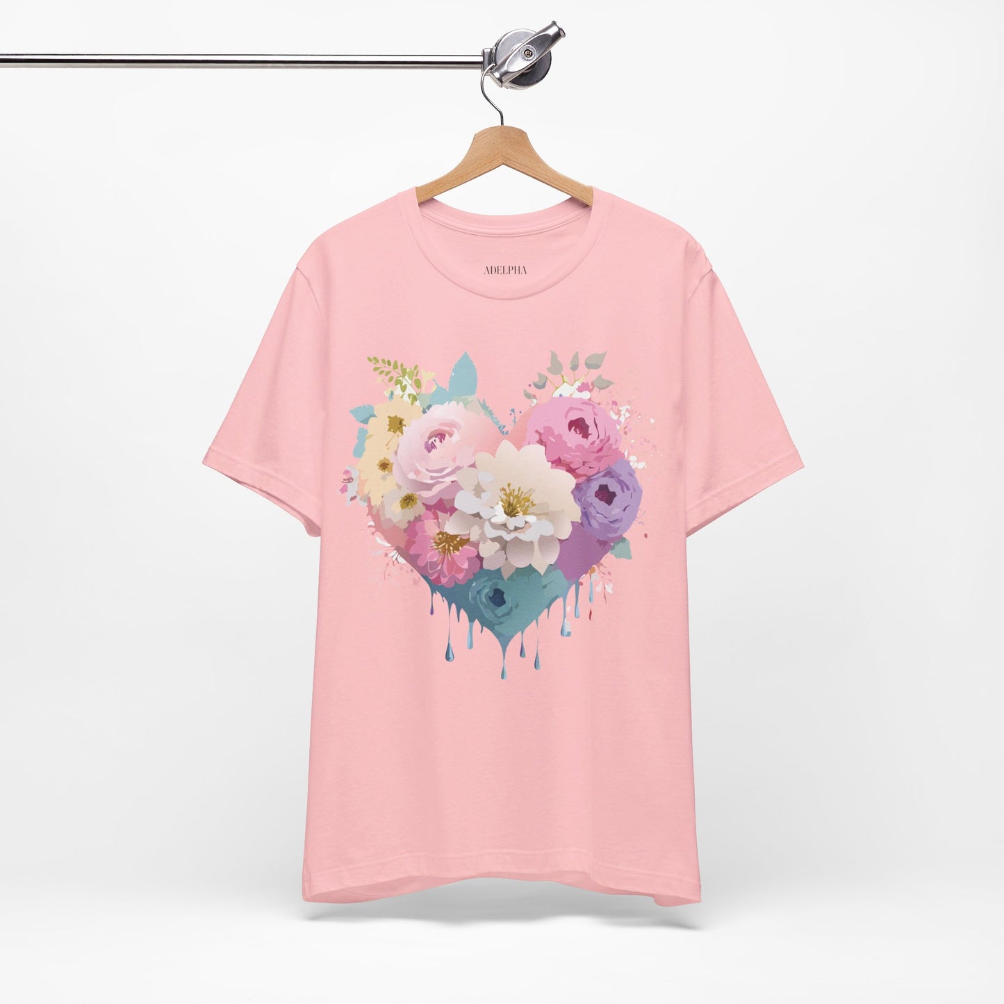 T-Shirt aus natürlicher Baumwolle – Love Story-Kollektion