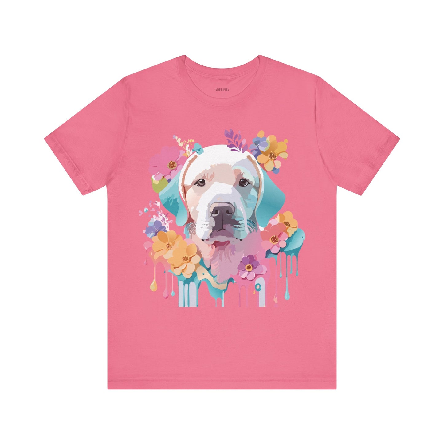 T-shirt en coton naturel avec chien