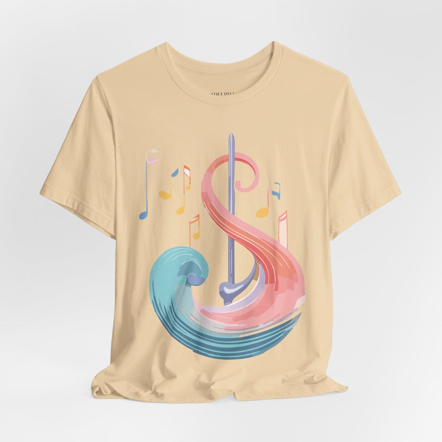 T-shirt en coton naturel - Collection Musique