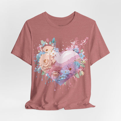 Natural Cotton Tee Shirt - Love story Collection Printify