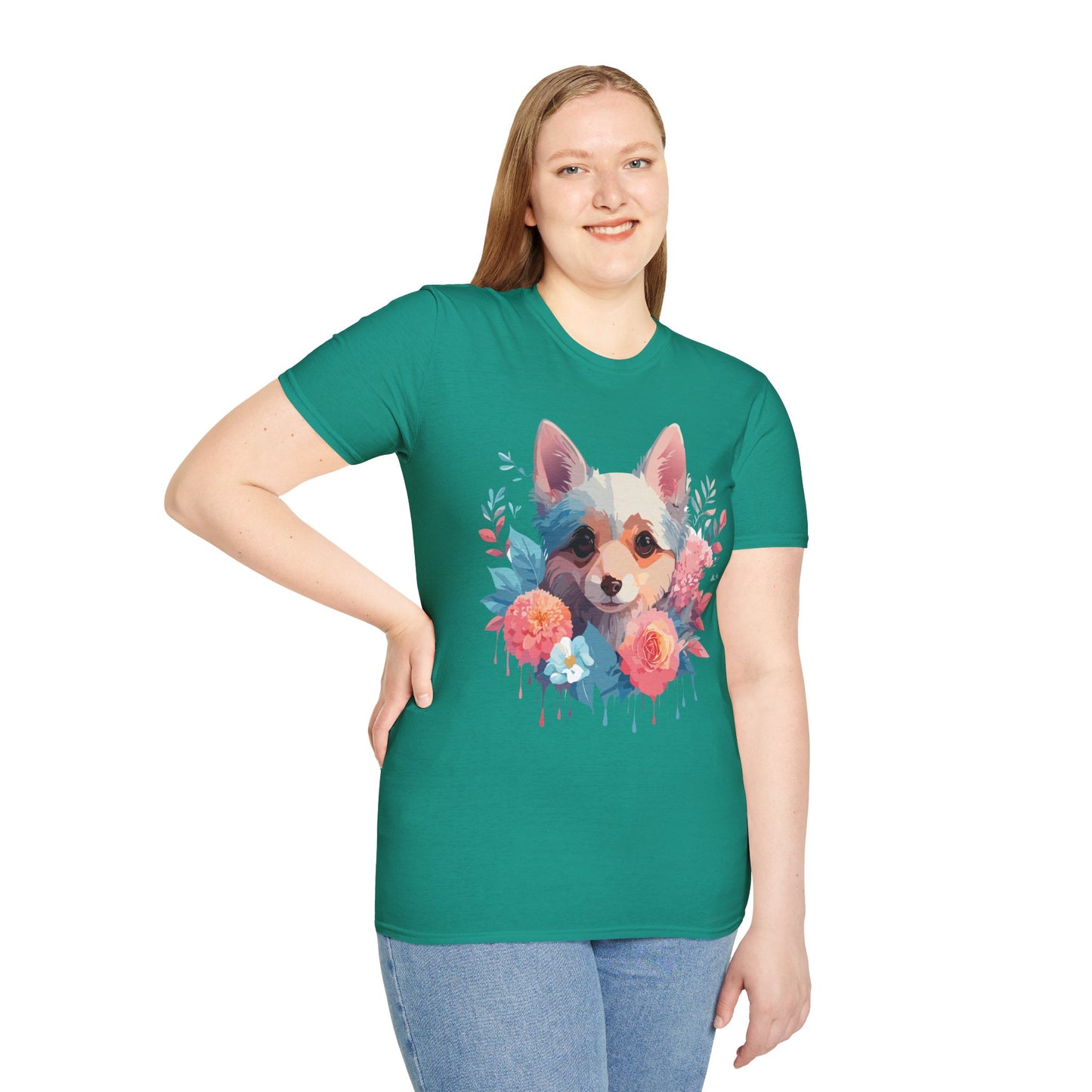 Dog Shirt, Shirt with Dog, Animal Tee, Shirt with Animals