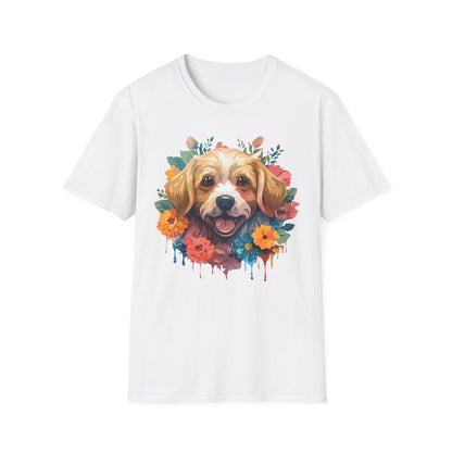 Dog Shirt Unisex Animal Tee Softstyle 64000 Gildan Cotton Tee
