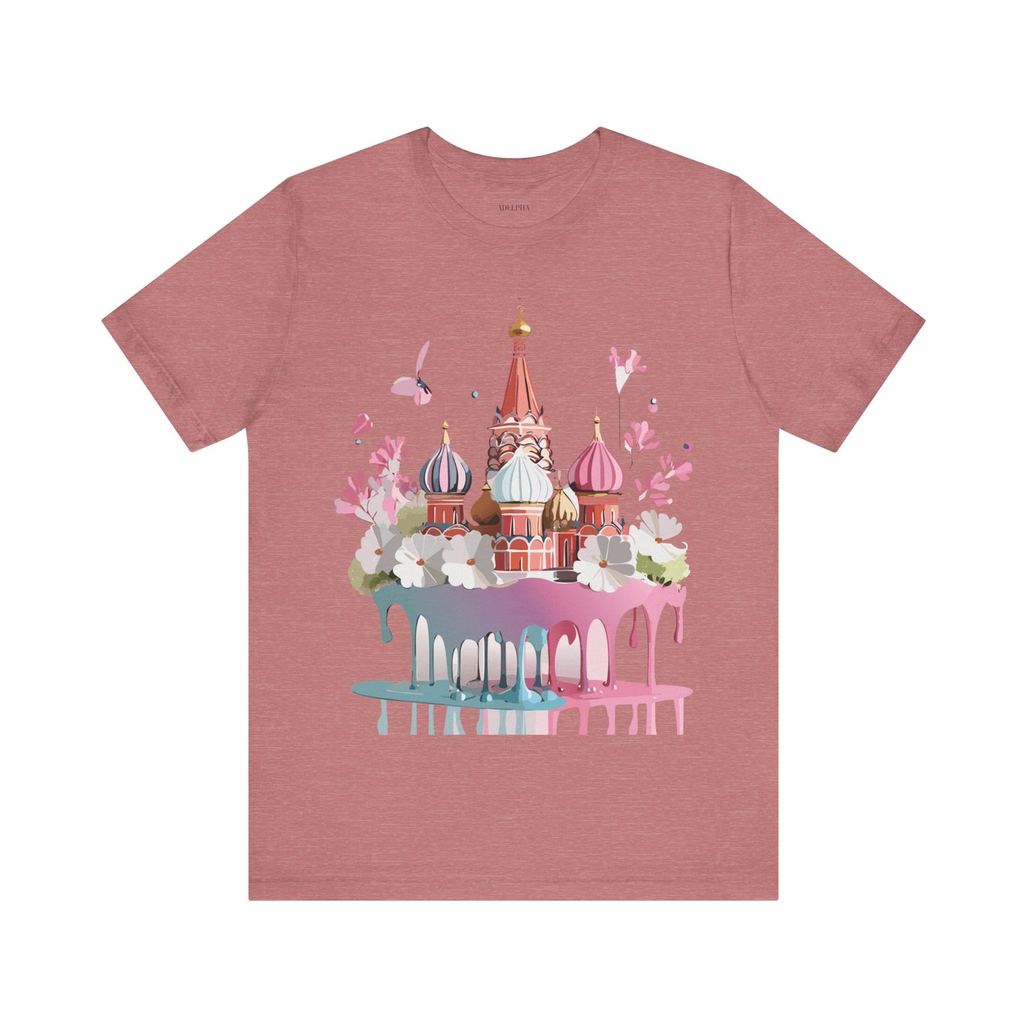 Natural Cotton Tee Shirt - Beautiful Places Collection - Moscow