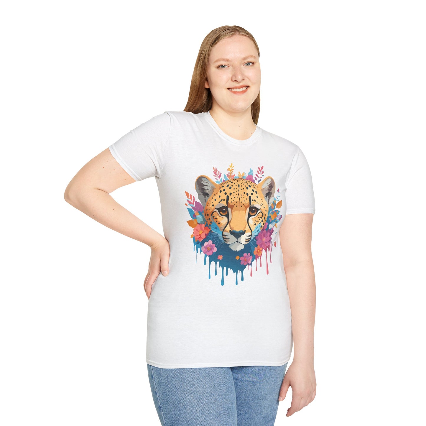 Cheetah Shirt, Shirt with Cheetah, Cheetah Tee, Shirt with Animals